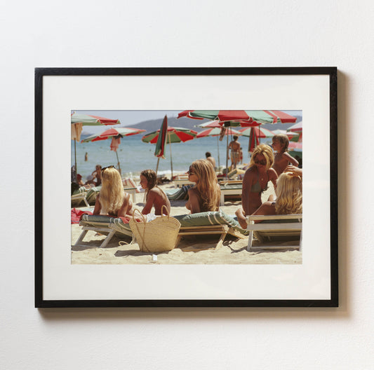 Slim Aarons: Saint-Tropez Beach