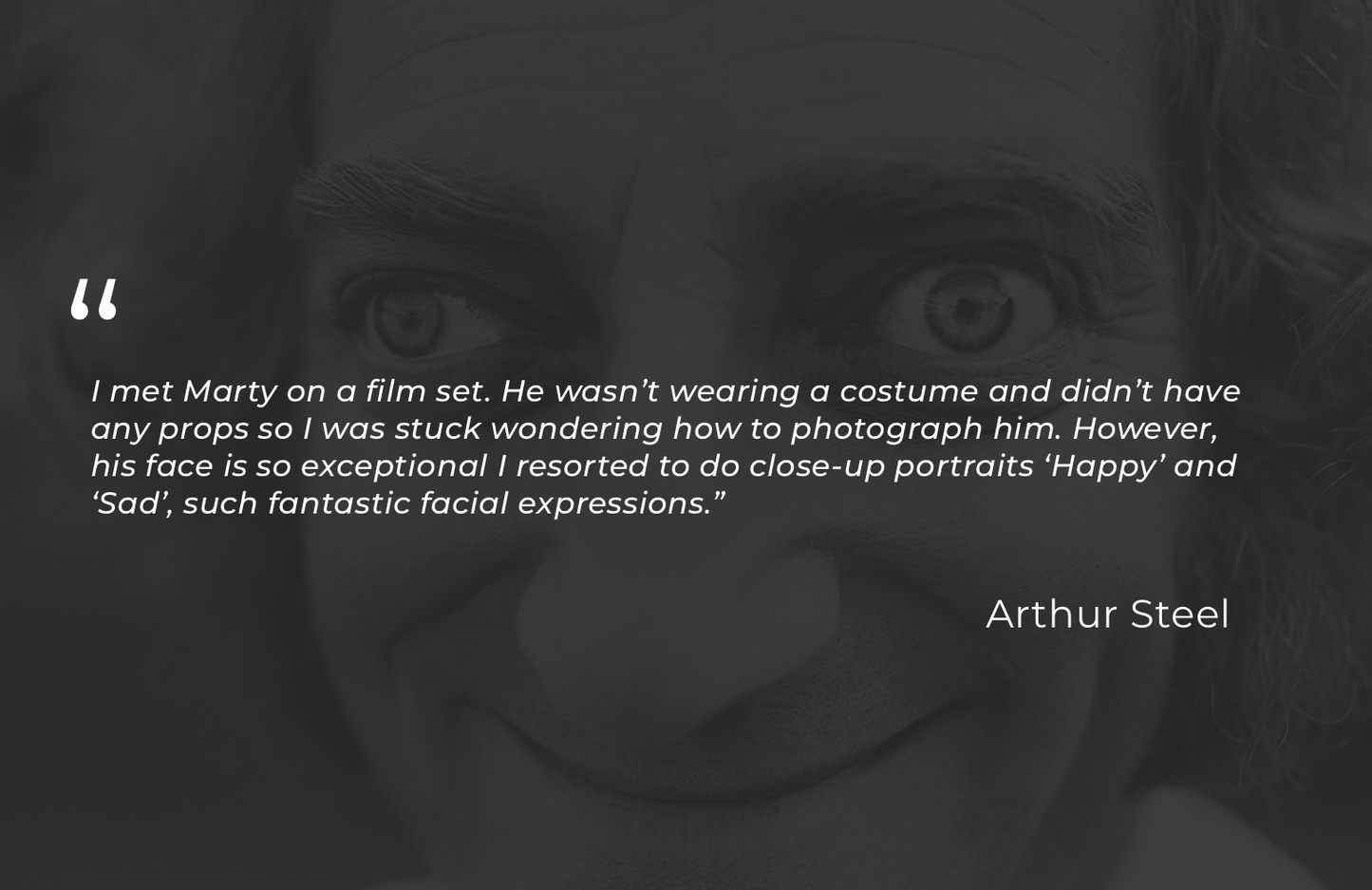 Arthur Steel: Sad Marty Feldman