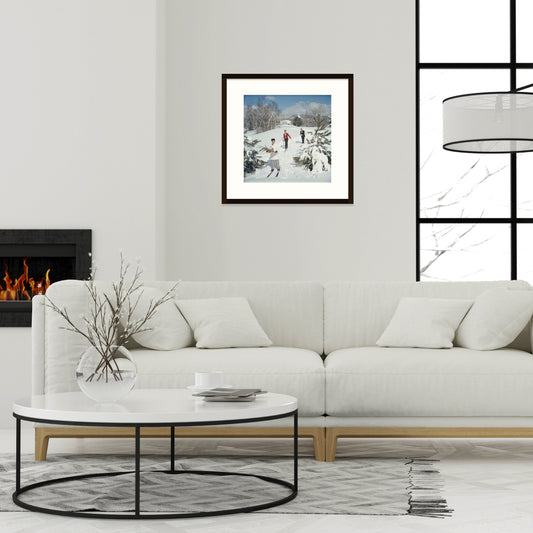 Slim Aarons: Skiing Waiters-The Darkroom Society