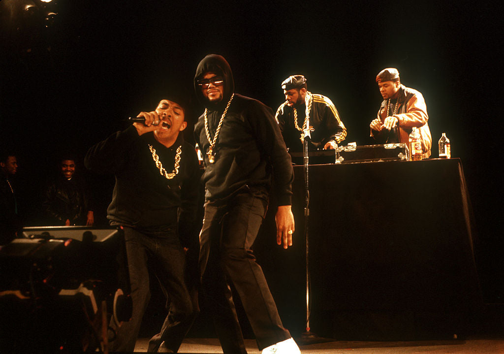 Run-DMC 'Beats To The Rhyme' Video Shoot by Michael Ochs