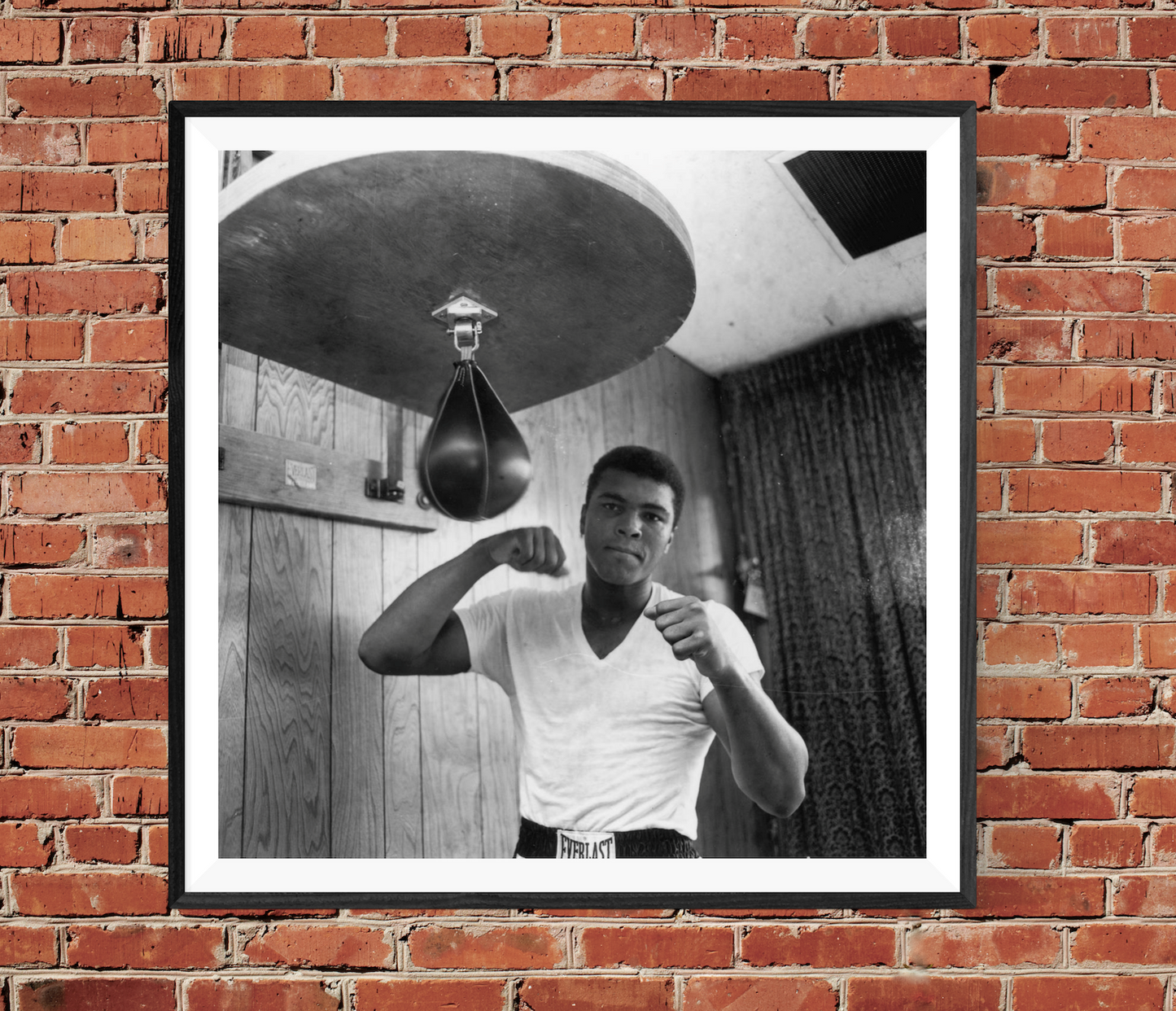 Framed Muhammad Ali Training by Harry Benson by Getty Gallery