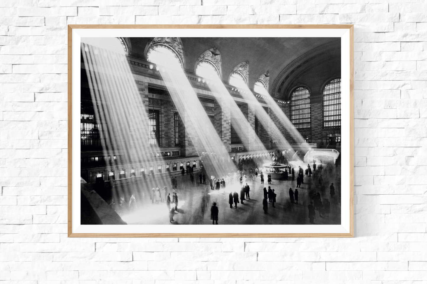 Sun Beams into Grand Central Station by Hal Morey