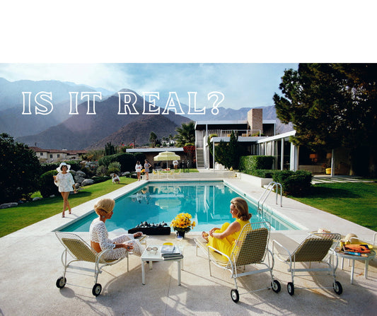 Is your Slim Aarons photograph authentic?