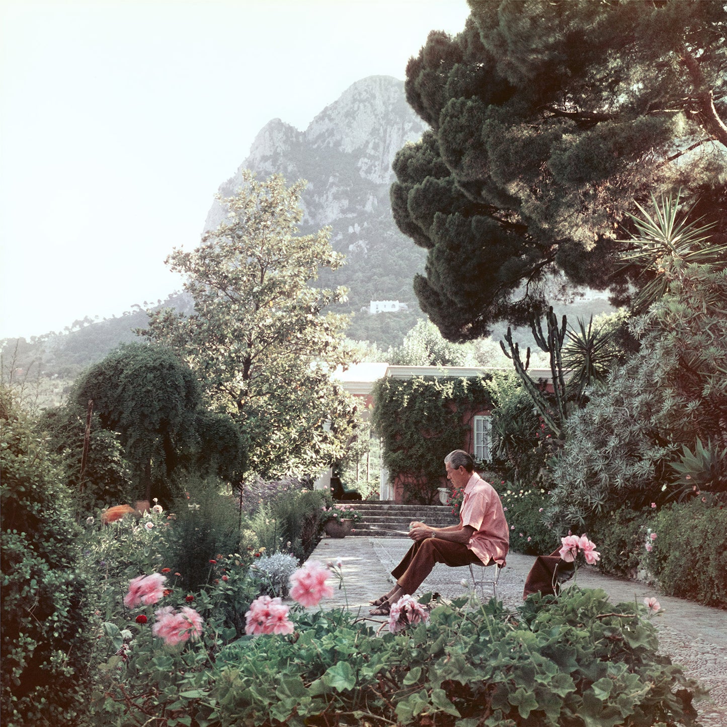 Slim Aarons: Mona Von Bismarck's Residence, Capri