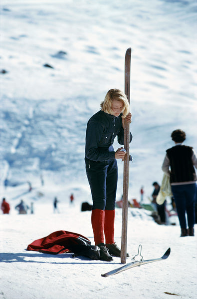 Slim Aarons: Verbier Skiier