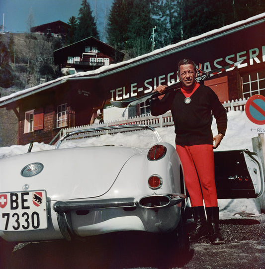 Slim Aarons: Gstaad Skier