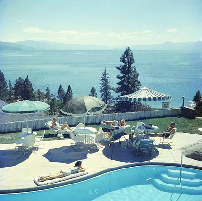 Slim Aarons: Relaxing at Lake Tahoe-The Darkroom Society