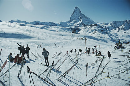 Slim Aarons: Zermatt Skiing-The Darkroom Society