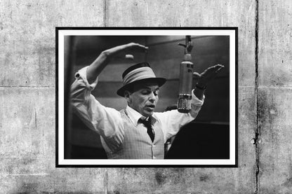 Frank Sinatra Recording Session by Murray Garrett-The Darkroom Society