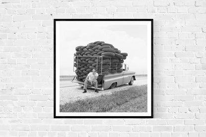 Flat Tire by Michael Ochs-The Darkroom Society