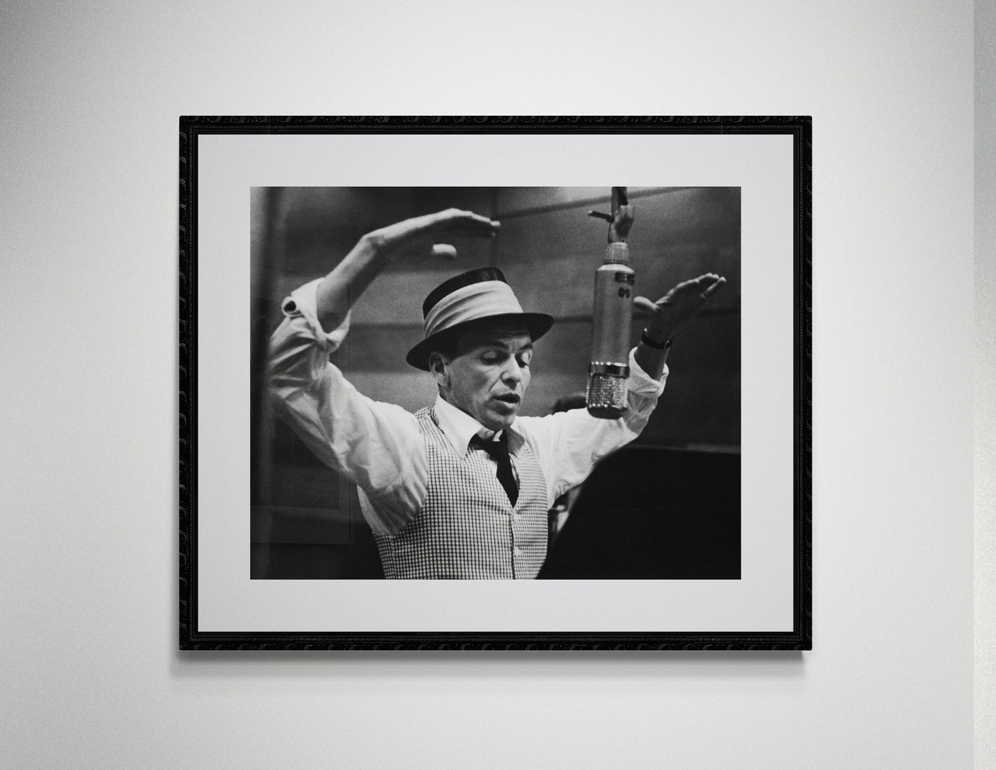 Frank Sinatra Recording Session by Murray Garrett