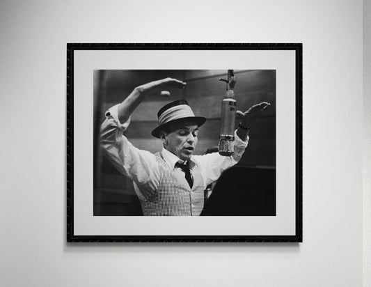 Frank Sinatra Recording Session by Murray Garrett