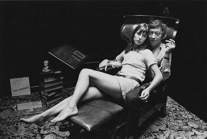 Birkin and Gainsbourg by Reg Lancaster-The Darkroom Society