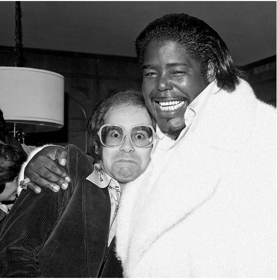 Photograph - James Fortune: Elton John And Barry White