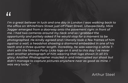 Arthur Steel: It's Only Rock 'n Roll (But I Like It), Mick Jagger-The Darkroom Society