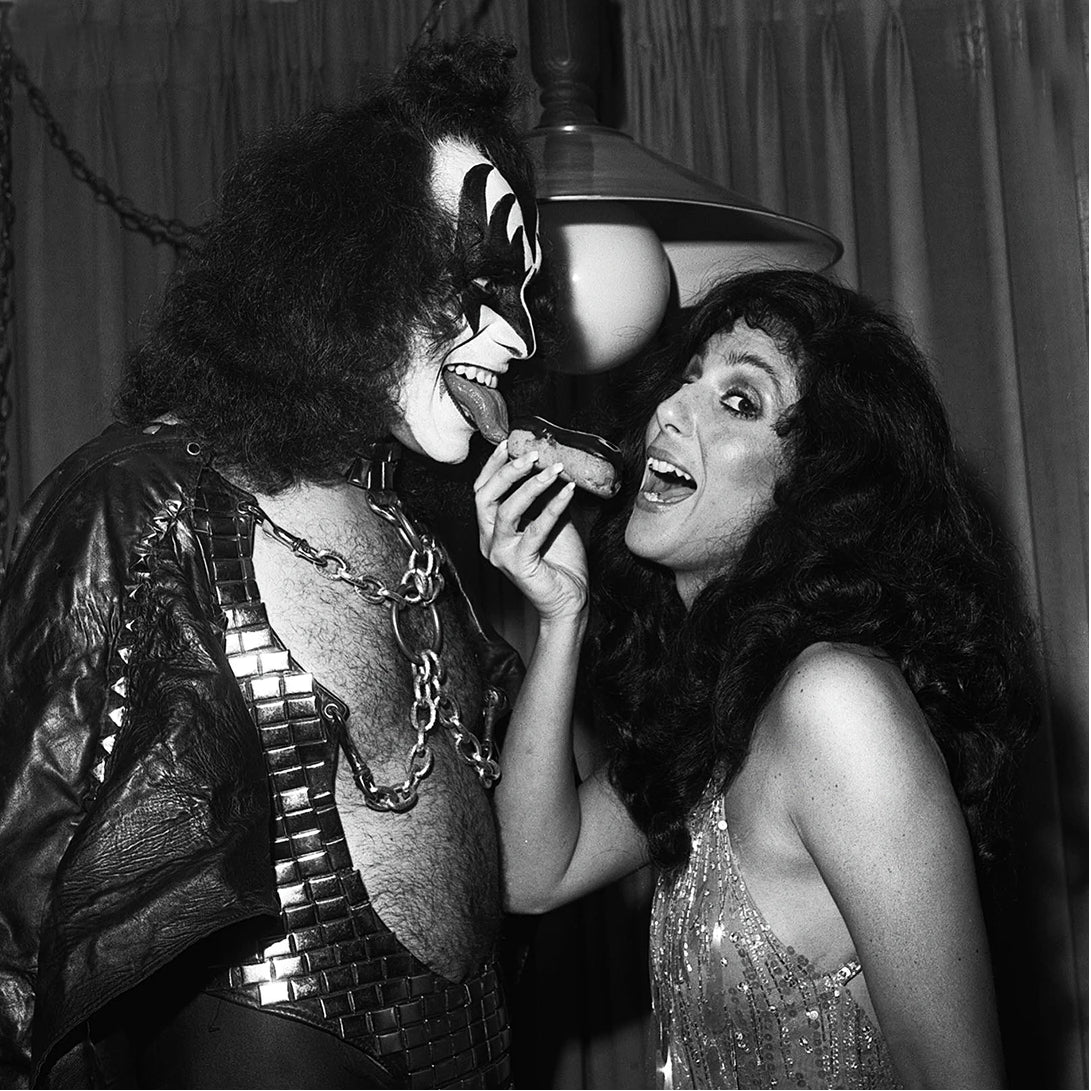 Photograph - James Fortune: Cher And Gene Simmons