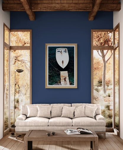 Slim Aarons: Speedboat Landing-The Darkroom Society