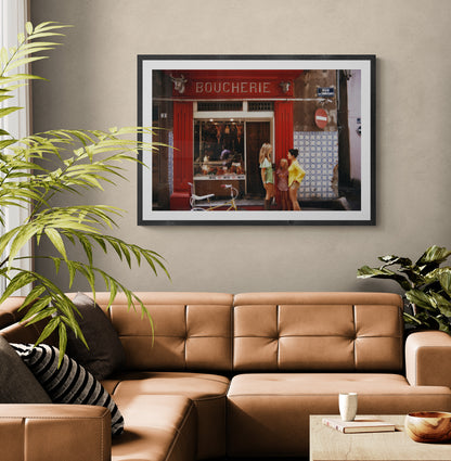 Slim Aarons: Saint-Tropez Boucherie-The Darkroom Society