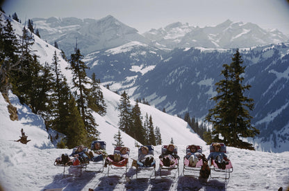 Slim Aarons: Lounging in Gstaad-The Darkroom Society