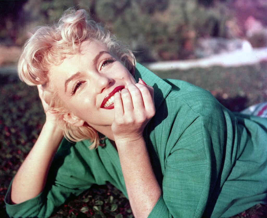 Marilyn Portrait by Nahum Sterling Baron-The Darkroom Society