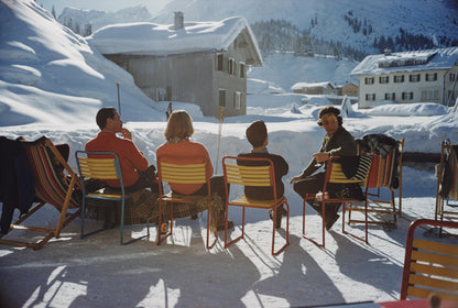 Slim Aarons: Relaxing in Lech-The Darkroom Society
