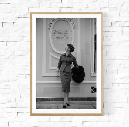 Dior Boutique in Paris by Kurt Hutton-The Darkroom Society