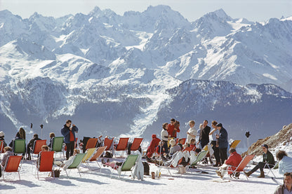 Slim Aarons: Lounging in Verbier-The Darkroom Society
