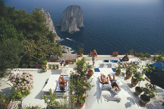 Slim Aarons: Il Canille, Capri, Italy photo for sale Getty Images Gallery