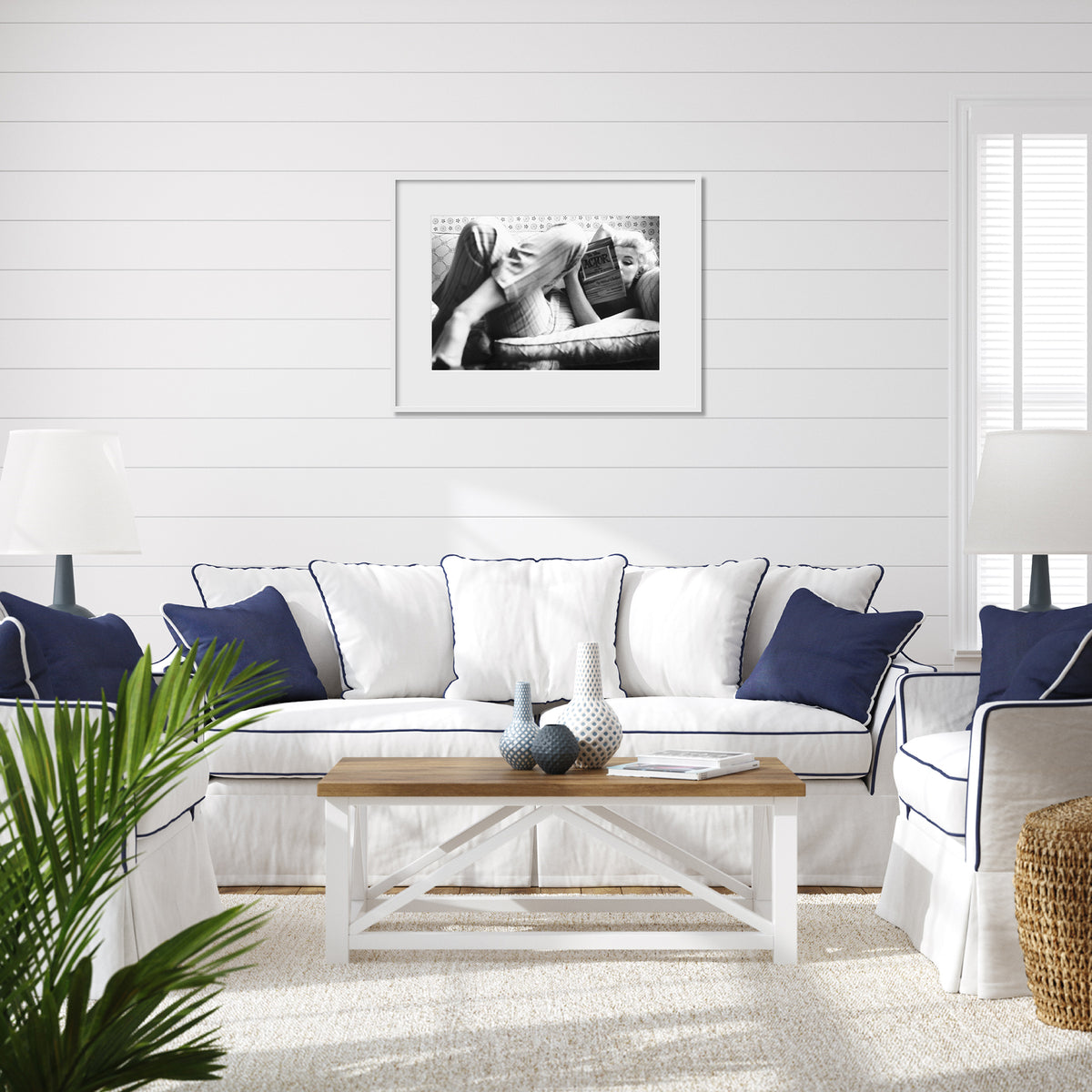 Framed: Marilyn Candid Moment by Ed Feingersh photo for sale Getty Images Gallery