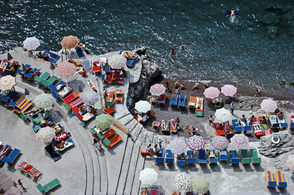Slim Aarons: Positano Beach-The Darkroom Society