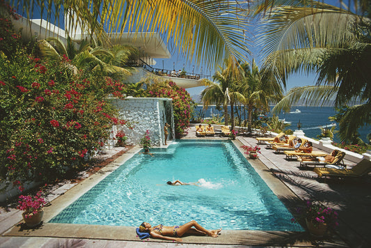 Slim Aarons: Pool at Las Hadas, Manzanillo, Mexico photo for sale Getty Images Gallery