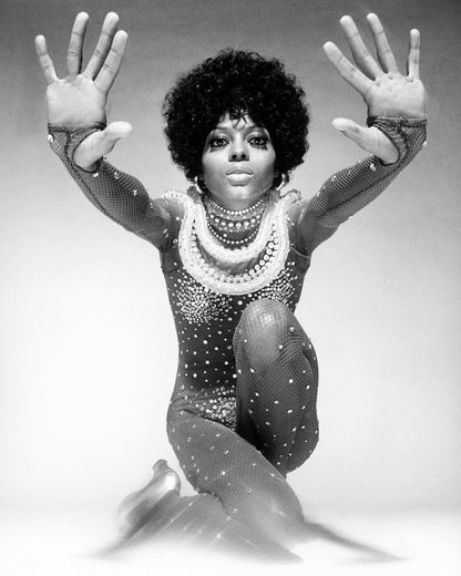Diana Ross Portrait-The Darkroom Society