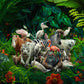 Big Family in the Forest