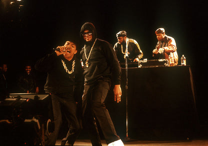 Run-DMC 'Beats To The Rhyme' Video Shoot by Michael Ochs-The Darkroom Society