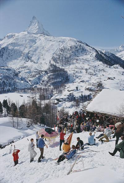 Slim Aarons: Zermatt Skiing photo for sale Getty Images Gallery