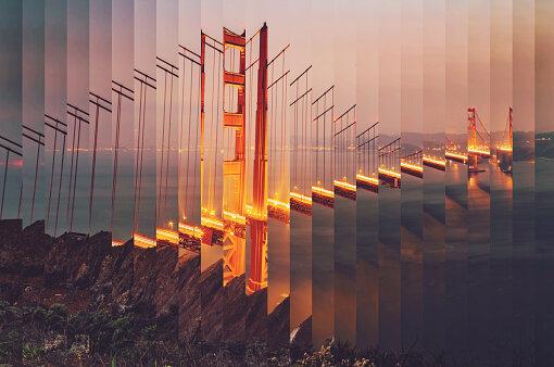 Golden Gate Bridge at Dusk by Artur Debat