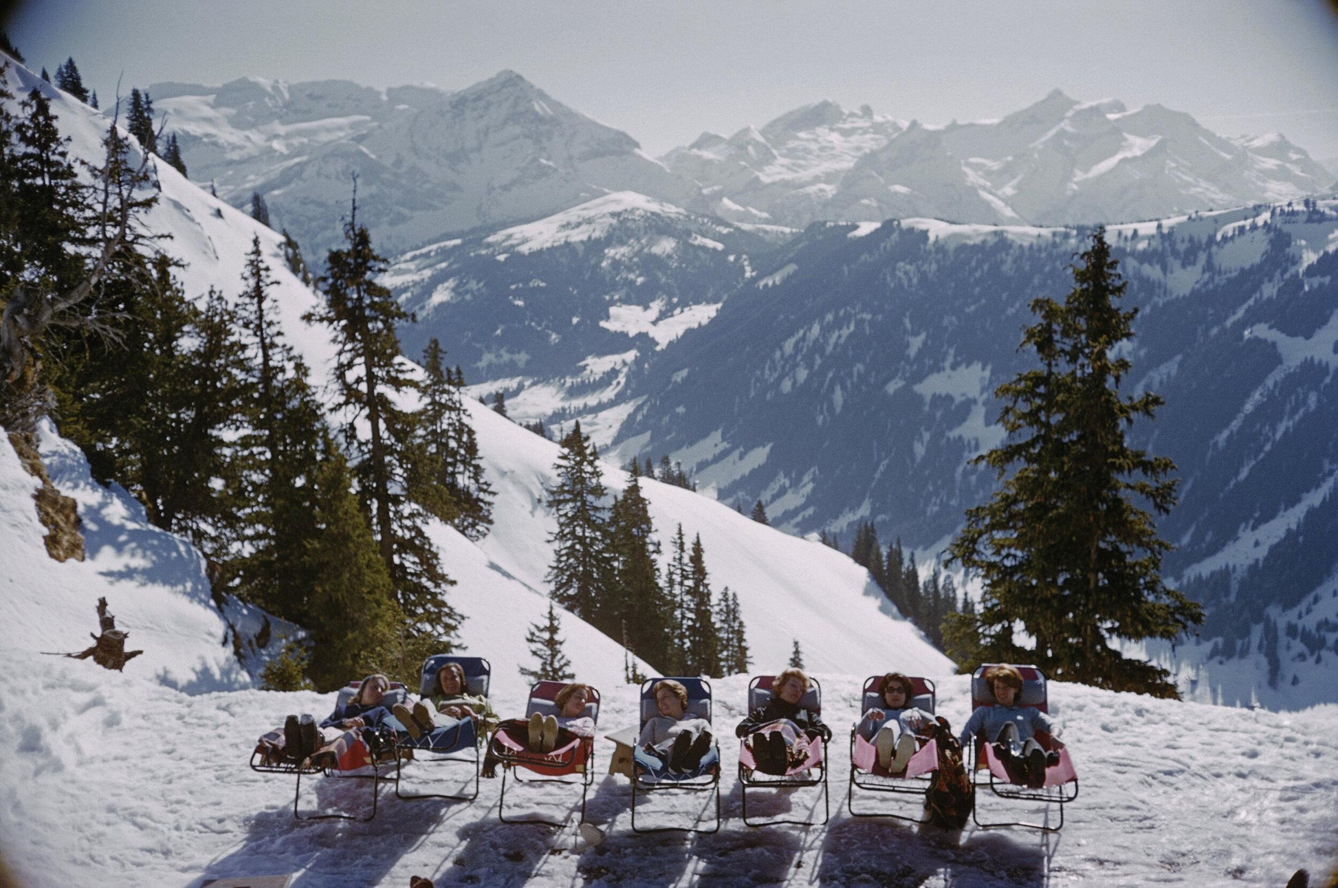 Slim Aarons: Lounging in Gstaad photo for sale Getty Images Gallery