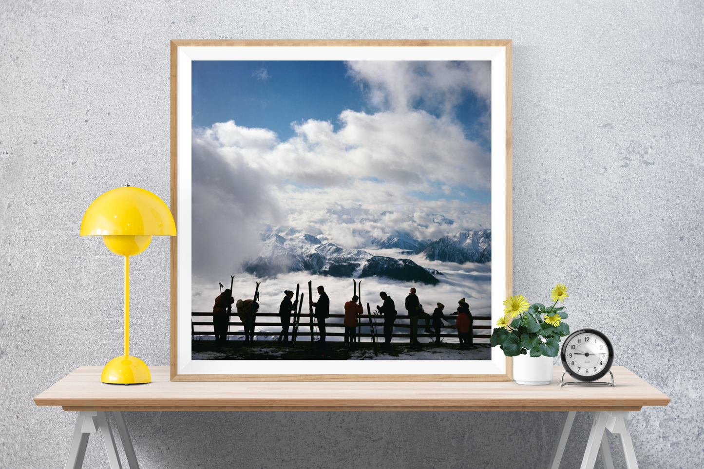 Framed Slim Aarons: Verbier View photo for sale Getty Images Gallery
