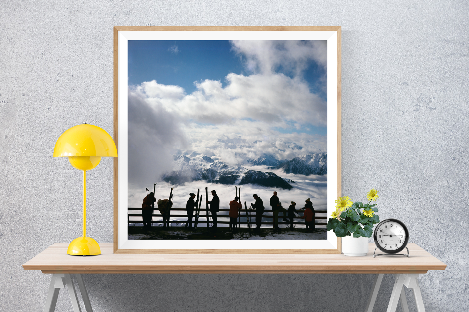 Framed Slim Aarons: Verbier View photo for sale Getty Images Gallery