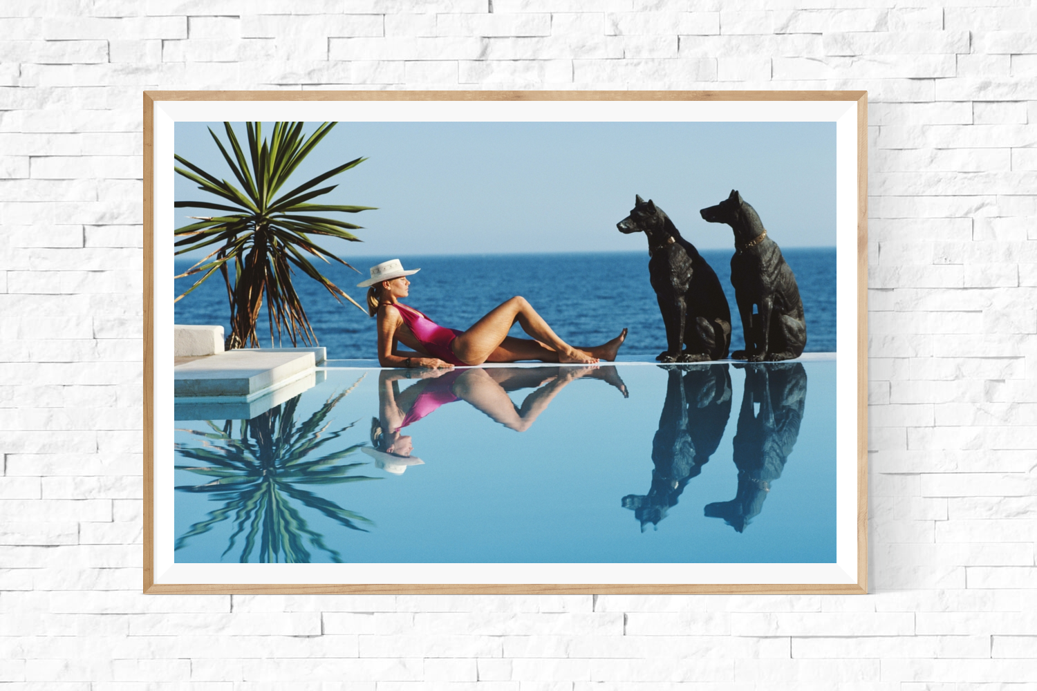 Framed Slim Aarons: Pantz Pool photo for sale Getty Images Gallery