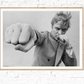 Michael Caine Throwing a Punch by Stephan C. Archetti