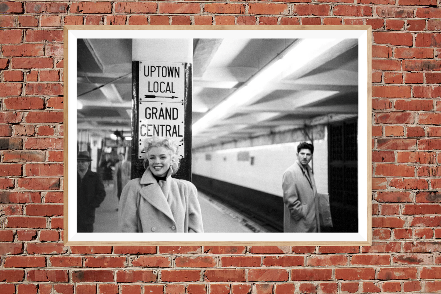 Framed: Marilyn in Grand Central Station by Ed Feingersh photo for sale Getty Images Gallery