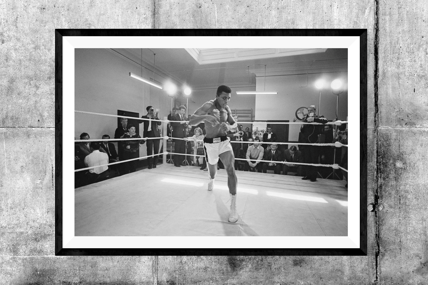 Muhammad Ali Training by Harry R McPhedran  Getty Gallery Framed
