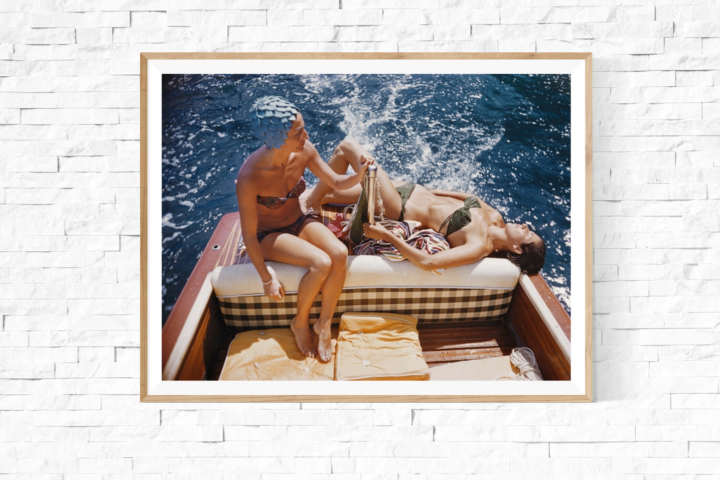Framed Slim Aarons: Vuccino and Rava, Capri Italy,  photo for sale Getty Images Gallery