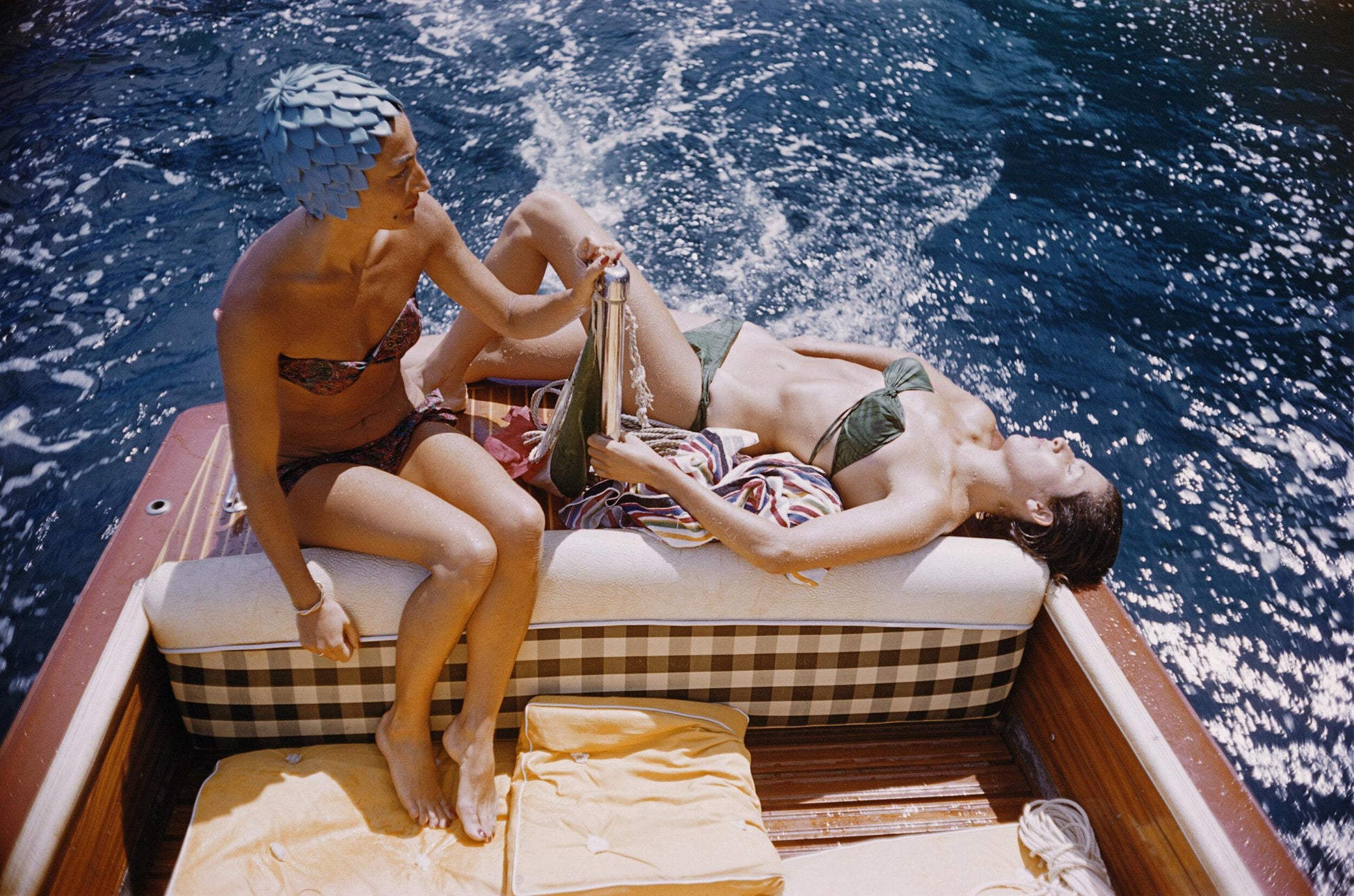 Slim Aarons: Vuccino and Rava, Capri Italy,  photo for sale Getty Images Gallery